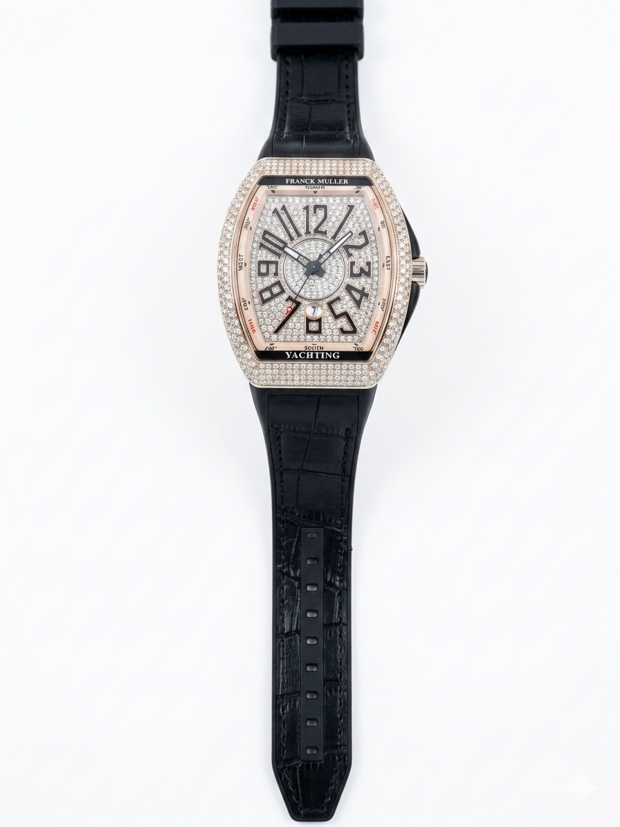Franck Muller Vanguard Yachting diamond edition