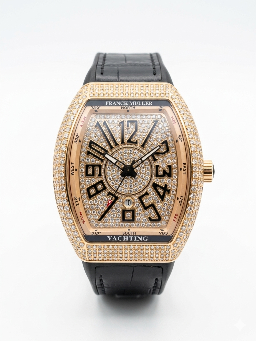 Franck Muller Vanguard Yachting diamond edition