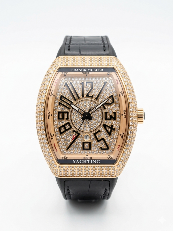 Franck Muller Vanguard Yachting diamond edition