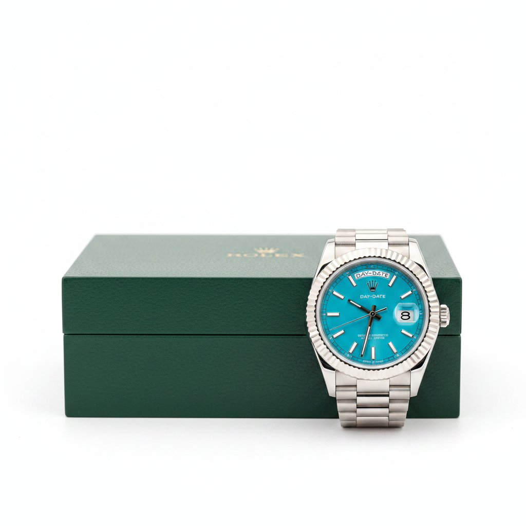 Rolex Day-Date Tiffany Blue — Front