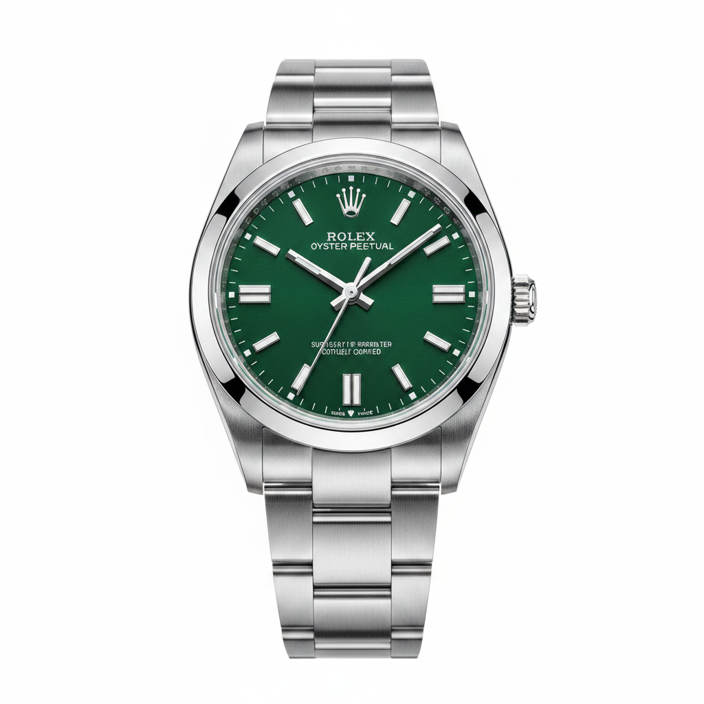 Rolex Oyster Perpetual Green — Front