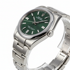Rolex Oyster Perpetual Green — Side