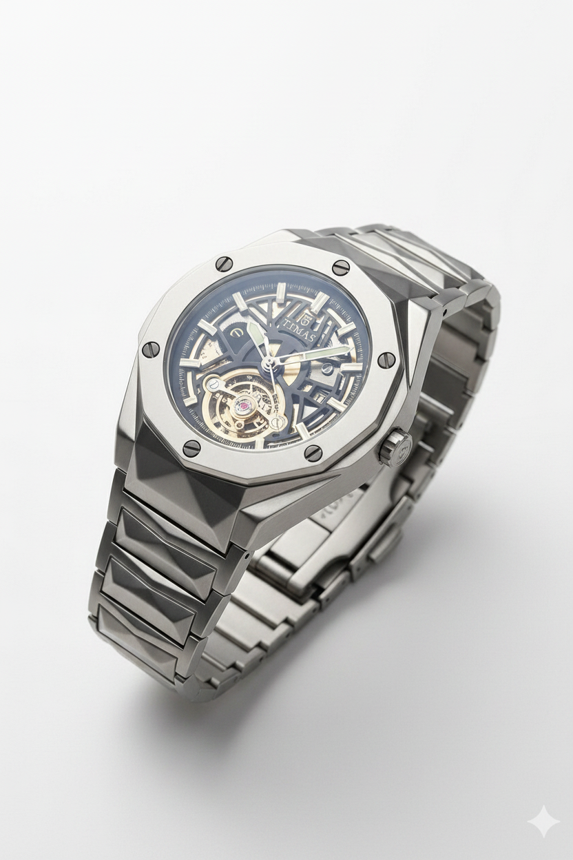 TIMAS Watch - Tissot Style Angle