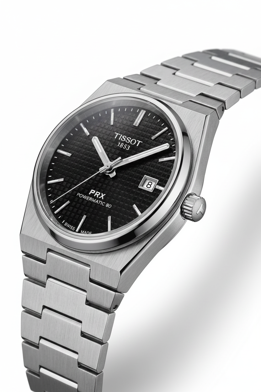 Watch - Black Dial Angled